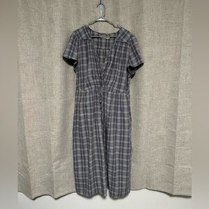 Christy Dawn Dawn Dress in Azure Hunter Plaid 2X